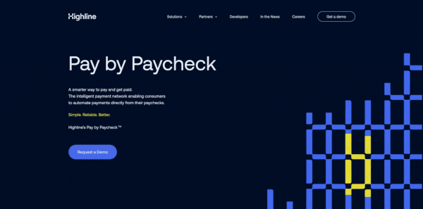 Highline is an example of a technology website design that uses animations and clear CTA buttons.