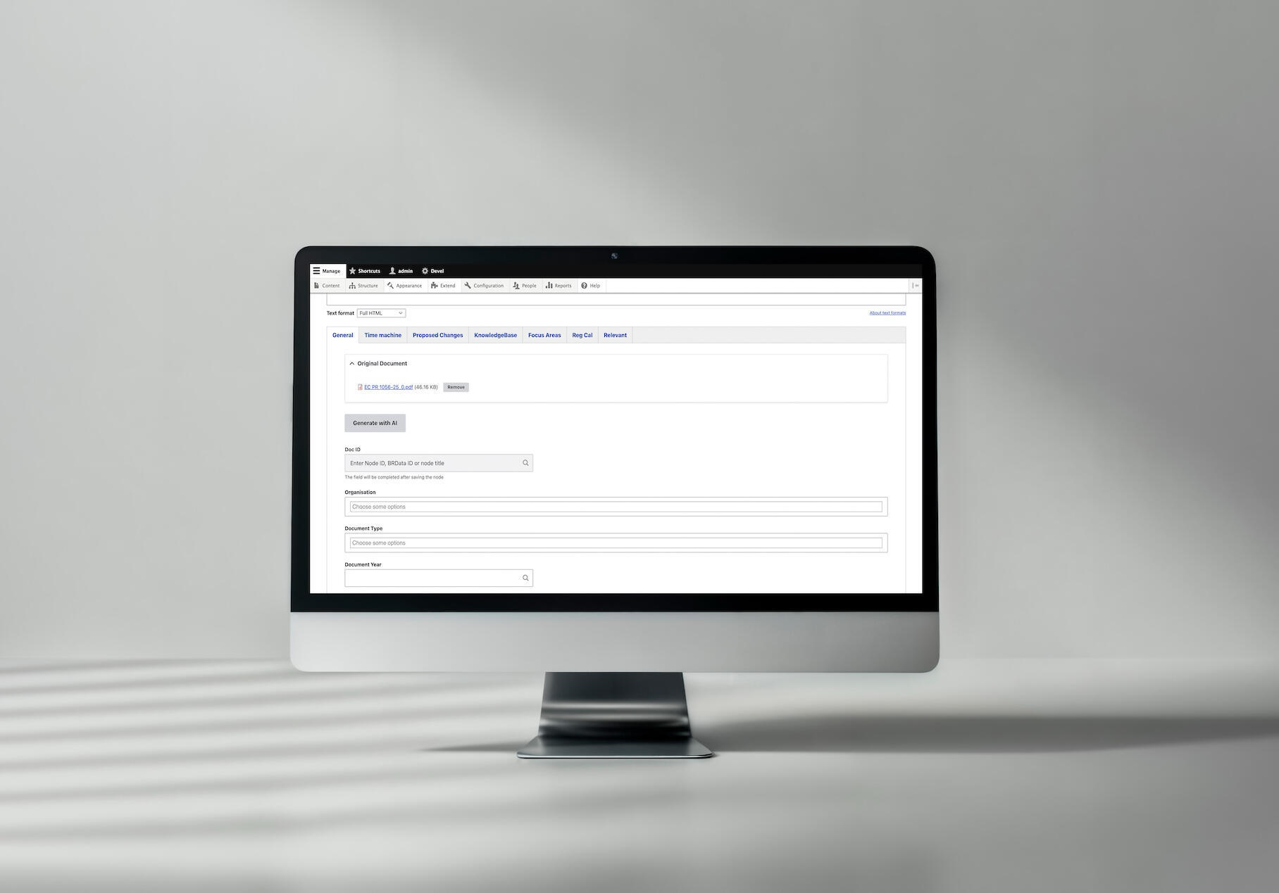 An example of AI document processing we implemented for Better Regulation