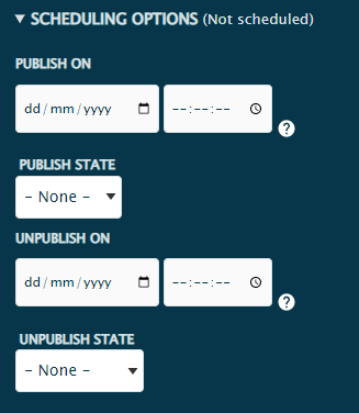 Thanks to scheduling options, we can plan the publication of our article for any suitable date.