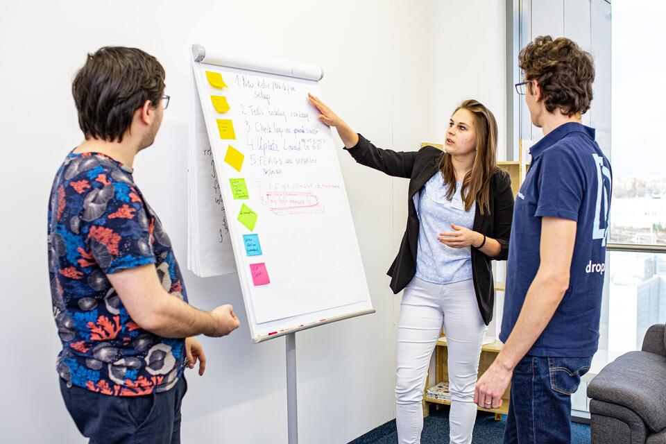 Drupal-Experten bei einem Meeting