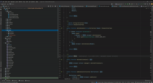 Der Strg + E PhpStorm Shortcut zeigt ein Popup mit kürzlich geöffneten Dateien an