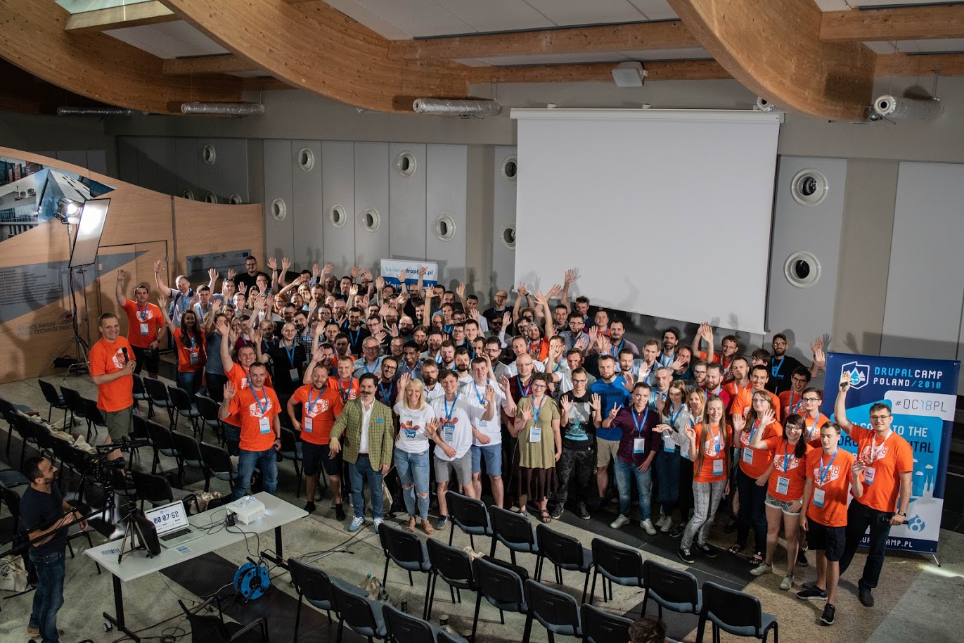 DrupalCamp Poland 2018 attendees.