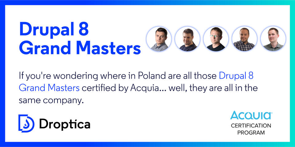 Drupal 8 Grand Masters