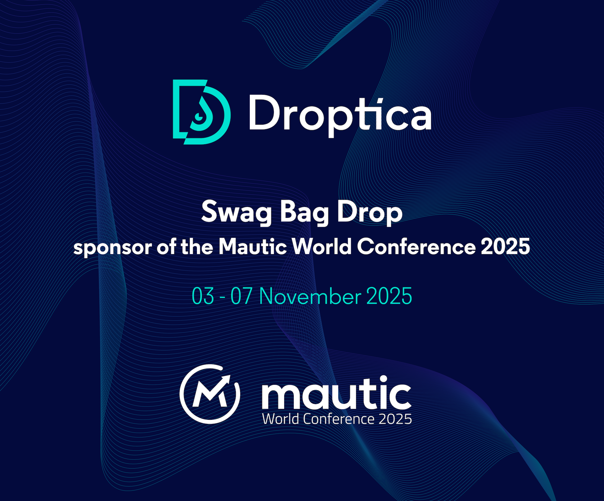 Droptica, the Swag Bag Drop sponsor of the MautiCon 2025.