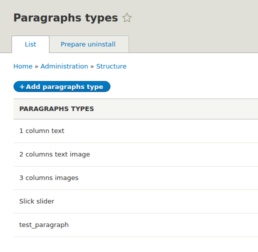 creating the new paragraph