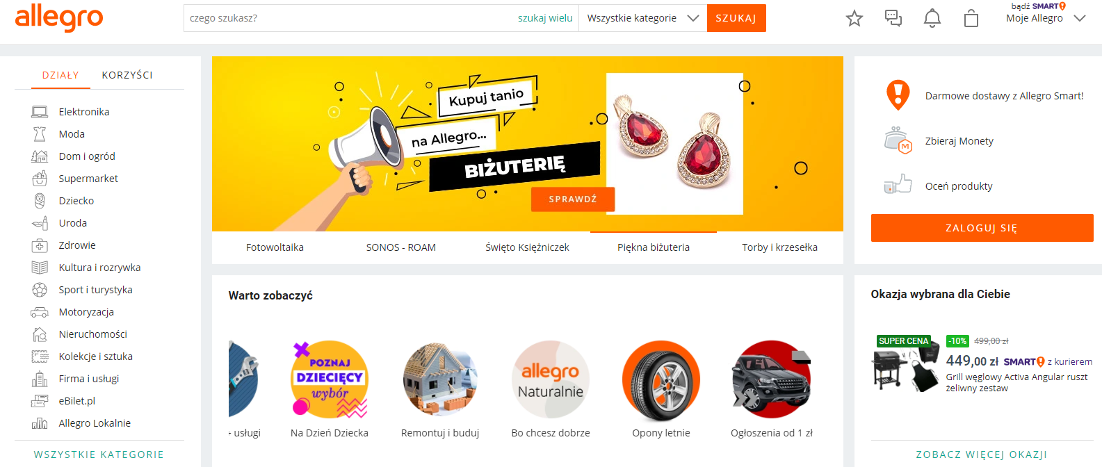 Allegro is an example of a Polish marketplace