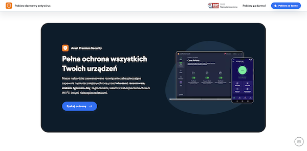 Avast's technology website encourages customers to take advantage of the offer by using CTA buttons.