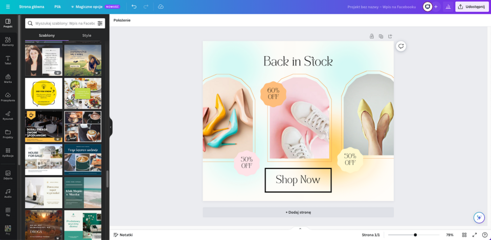 Canva ist eine benutzerfreundliche Webanwendung, die die Erstellung von Grafiken für Vermarkter im E-Commerce erleichtert.