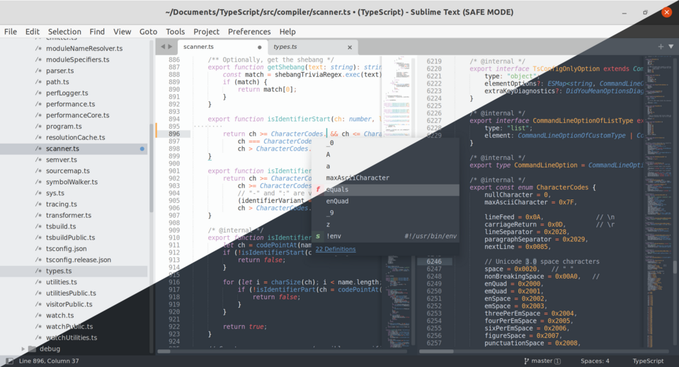 Das Werkzeug für Entwickler Sublime Text zeichnet sich durch schnelle Bedienung aus