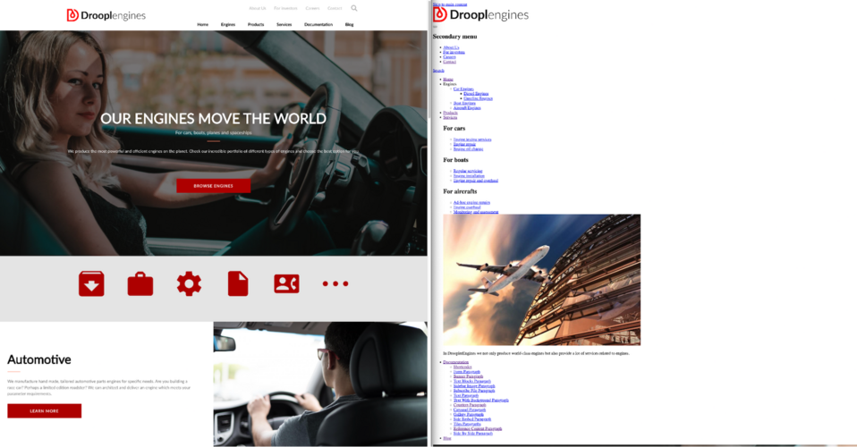 Website styling is the process of arranging the website’s content according to the intended design.