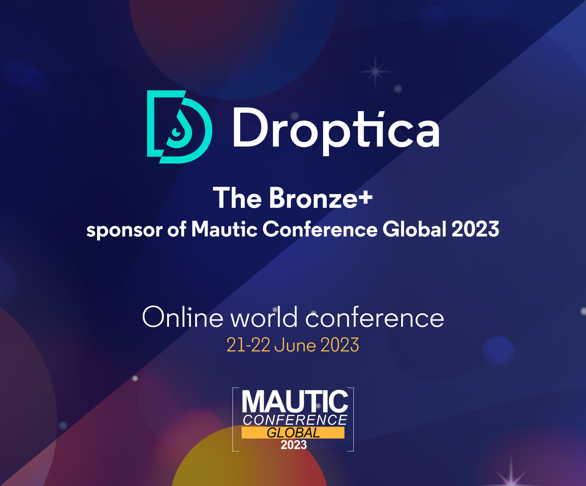 The Droptica team will be attending the online Mautic Conference Global 2023 on June 21st and 22nd.