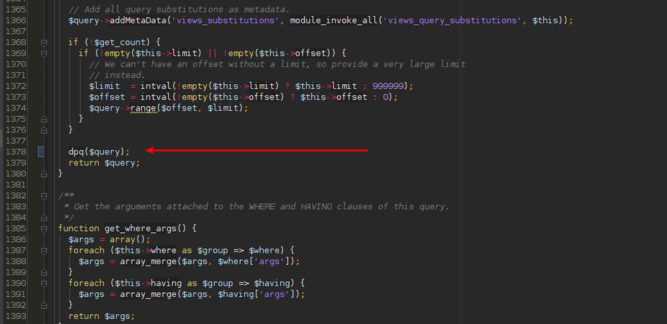 Drupal views query SQL