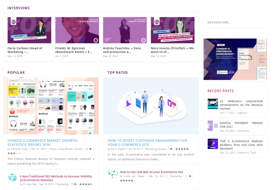 E-Commerce Nation ist ein Portal, das viele Bereiche im Zusammenhang mit der E-Commerce-Branche abdeckt