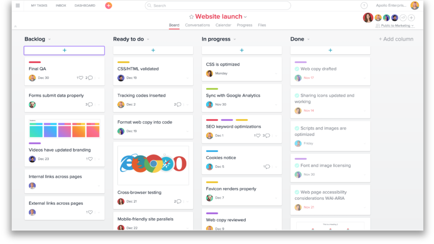Asana is a tool that can help in the information exchange during the customer-centric design process