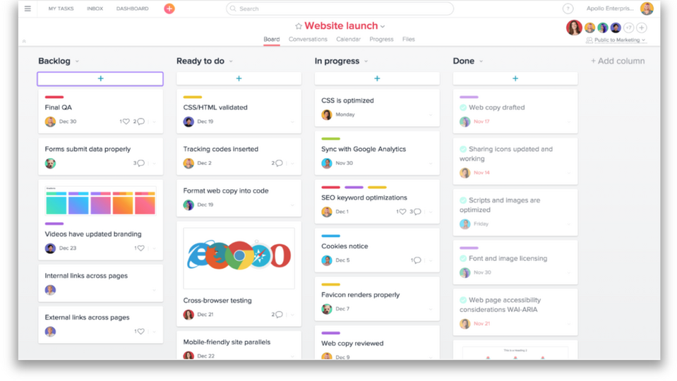 Asana is a tool that can help in the information exchange during the customer-centric design process