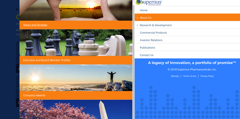 Supernus Pharmaceuticals Intranet