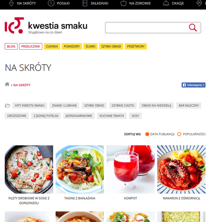 Kwestia smaku - drupal culinary blog