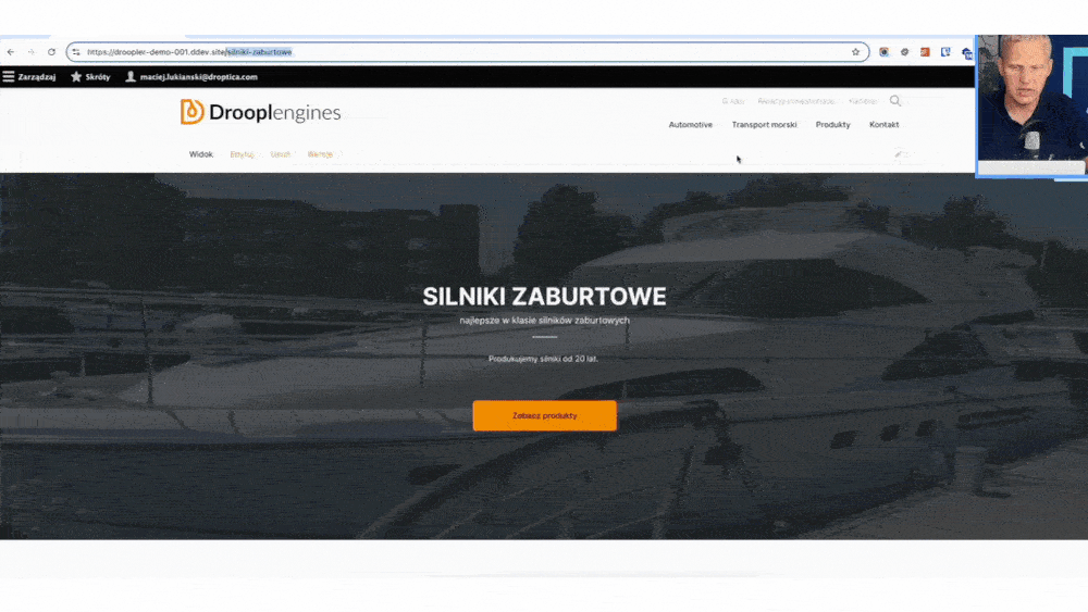 Der Prozess der Erstellung einer Verbindung zwischen einer Unterseite und einem Menü zur einfachen Navigation auf einer Website.