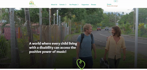 Video on the Be Happy Music Club website shows the work of this organization