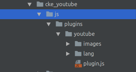 The -js. plugin catalogue visible in the catalogue tree of module