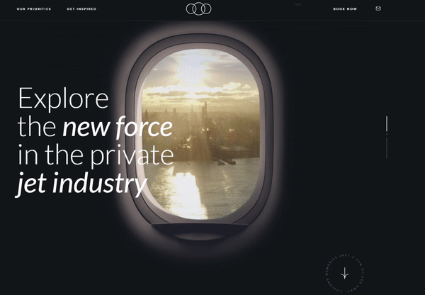 The video on the Kimi Aviation website takes the user to the world of travel