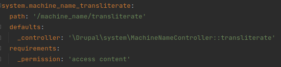 A new routing declaration can look this way