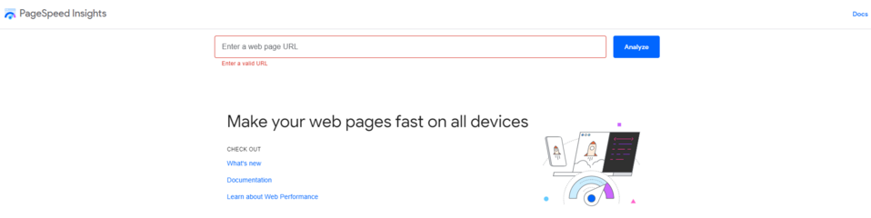 Das PageSpeed Insights Werkzeug bietet wertvolle Informationen über den Betrieb Ihrer Website