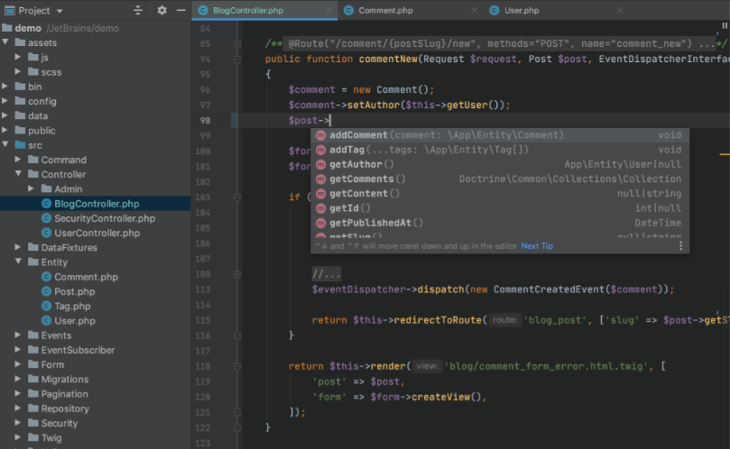 PhpStorm is a code editor, a tool that is very much needed by developers
