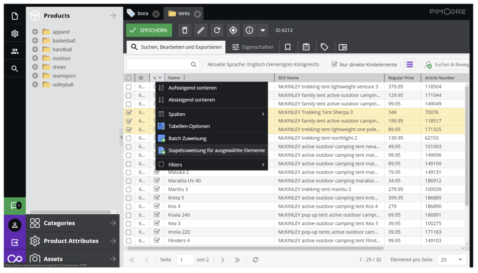 Pimcore is a PIM open source software that allows you to manage different types and volumes of data.