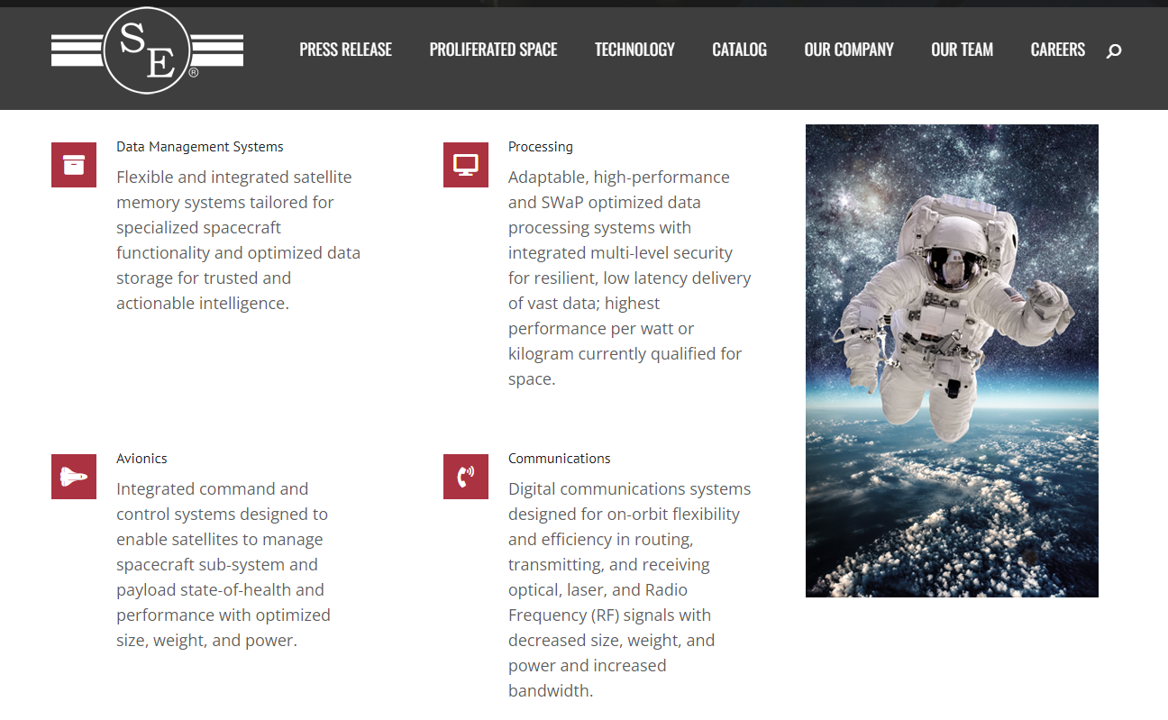 The Seakr aerospace engineering website contains interesting graphics and brief service descriptions