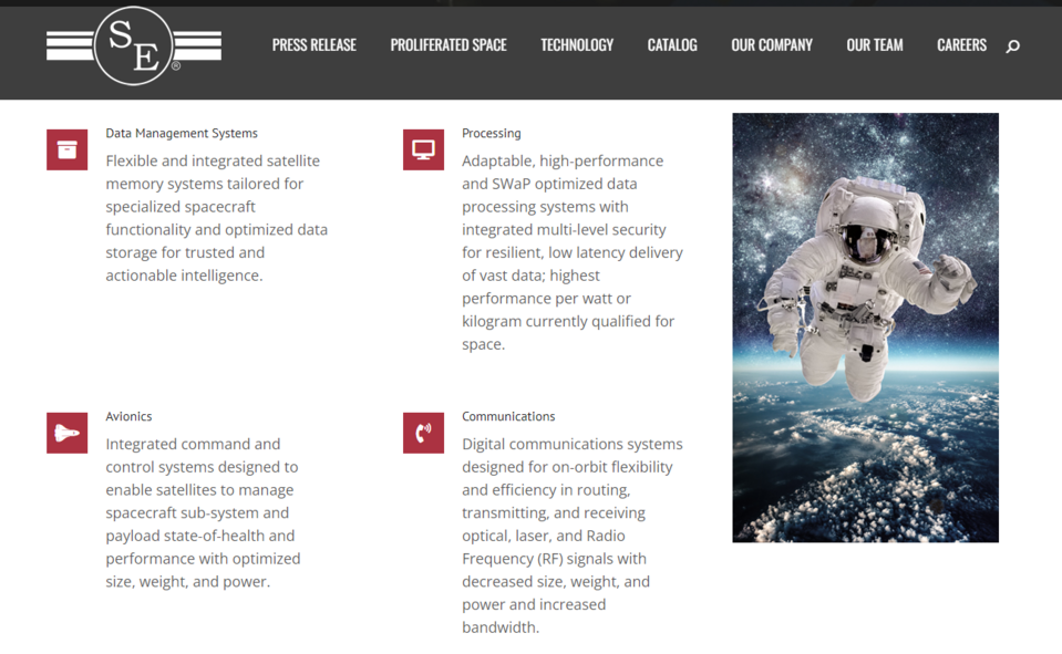 The Seakr aerospace engineering website contains interesting graphics and brief service descriptions