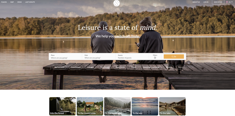 Slowhop is a website that collects very attractive rental accommodation offers in one online place.