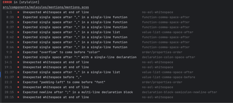 Stylelint is one of the automatic tools for working with source code, useful for legacy software.