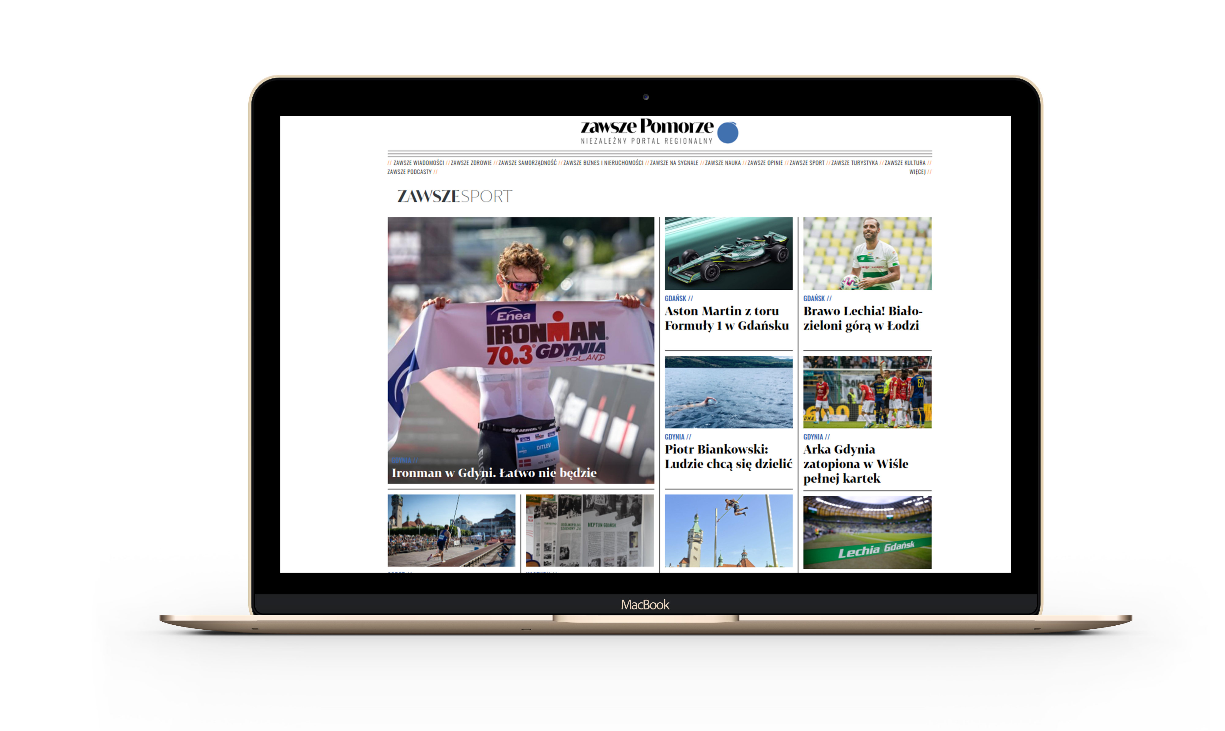 The Zawsze Pomorze newspaper website was created in Thunder CMS intended for the media industry