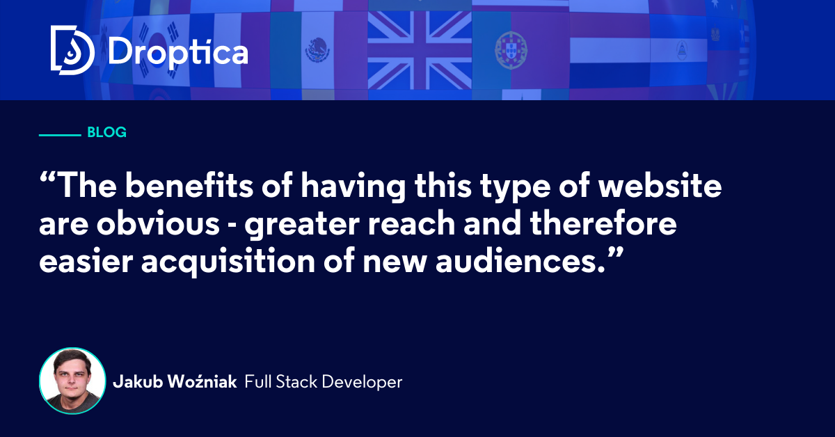 How to create a multi language website in an easy way? | Droptica