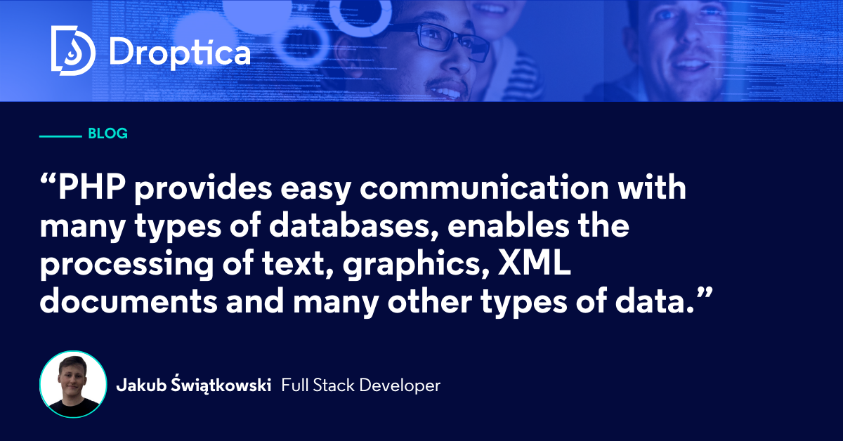 Interesting PHP projects - real-life application examples | Droptica