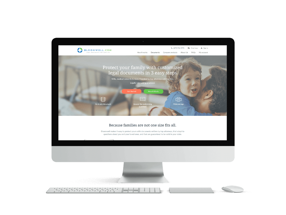 Bloomwell website preview