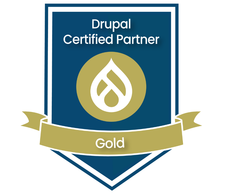 Drupal Certified Partner - Gold Badge