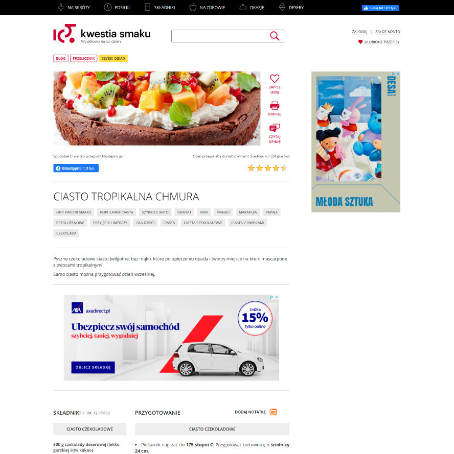 Kwestia smaku website