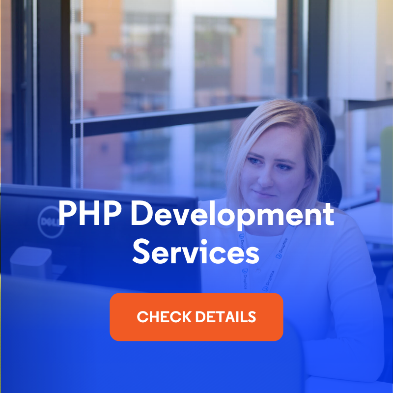 How to link string literals with variables in PHP? | Droptica