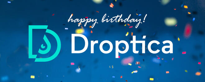 Droptica Birthday Photo