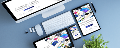 Chaotic CMS editing on the left transforms into modular Drupal Paragraphs components assembling a clean webpage on the right.