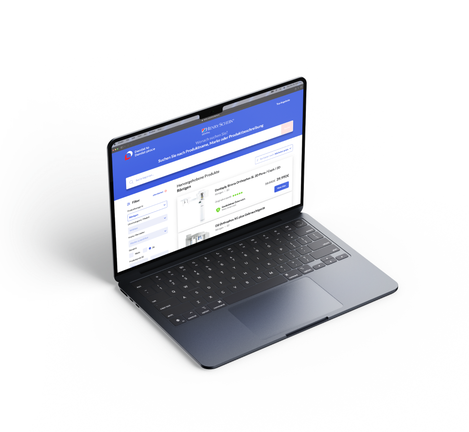 A B2B marketplace solution connects dental practitioners with pre-owned medical supplies sellers.