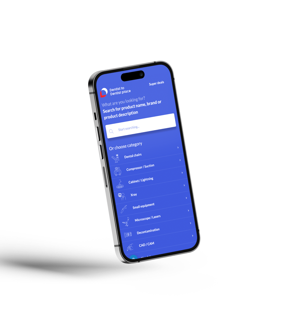 D2D Place presents medical products in several categories, such as dental chairs and microscopes.