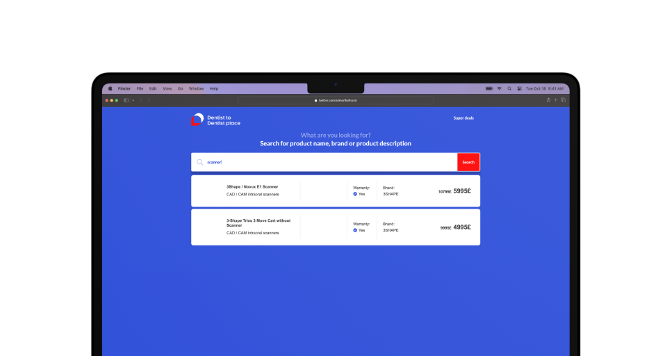 This Drupal marketplace has a built-in search engine to find products by name, brand or description.