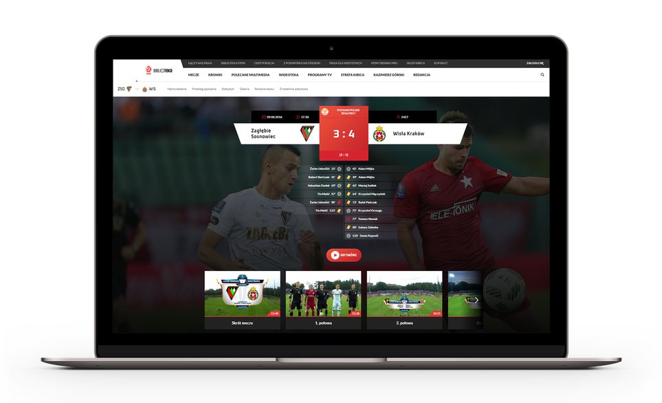 On the PZPN Library website you can see the course of individual matches
