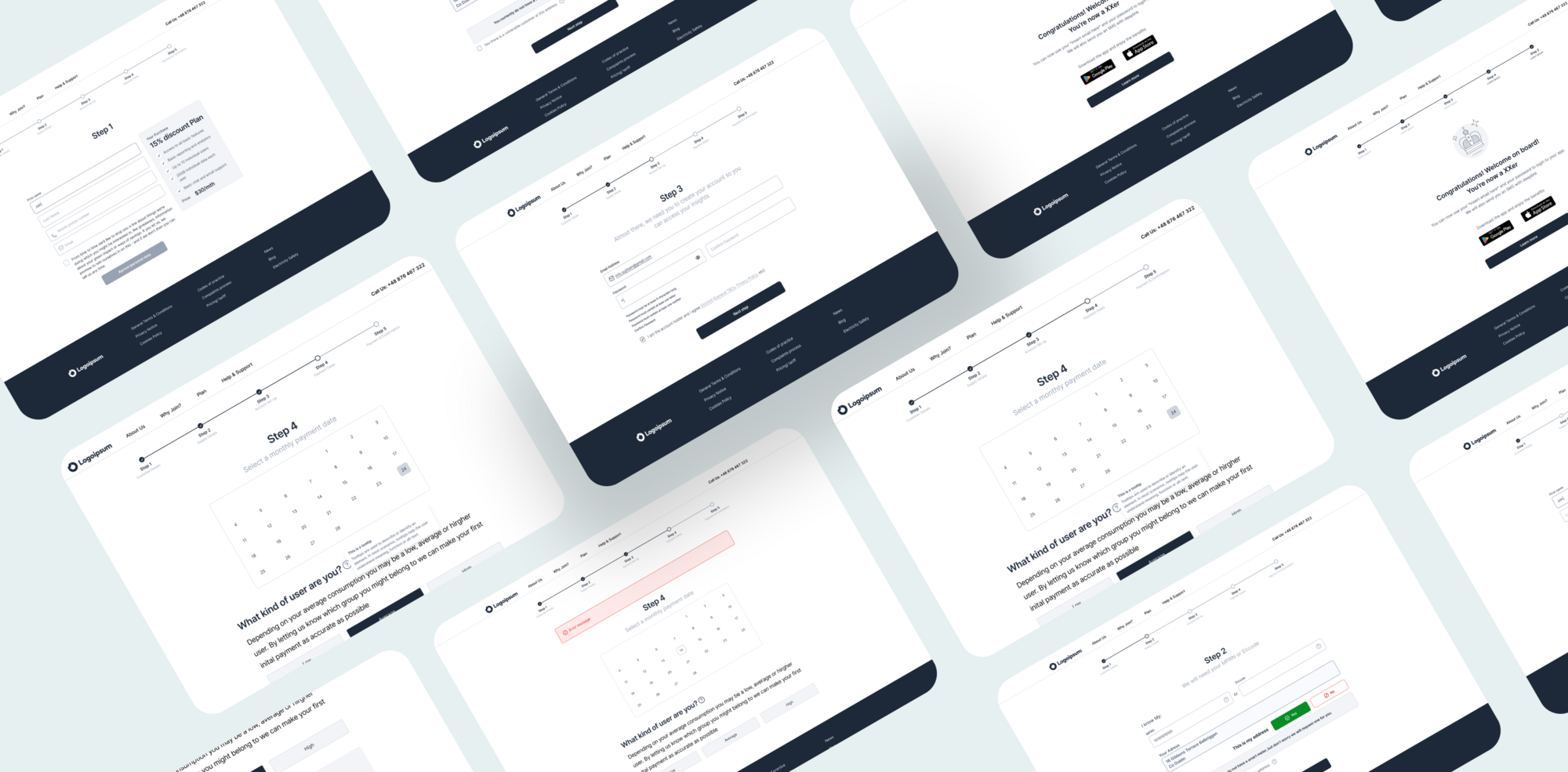 Yuno Energy’s website allows customers to sign up for the electricity services on the contact form.